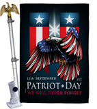 911 Patriot Day - Military Americana Vertical Impressions Decorative Flags HG137289 Made In USA