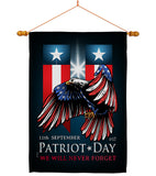 911 Patriot Day - Military Americana Vertical Impressions Decorative Flags HG137289 Made In USA