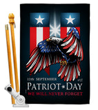 911 Patriot Day - Military Americana Vertical Impressions Decorative Flags HG137289 Made In USA