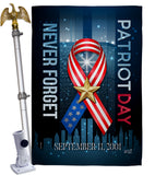 911 Never Forget - Military Americana Vertical Impressions Decorative Flags HG137290 Made In USA