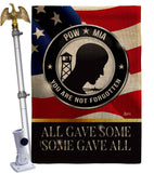 Not Forgotten POW MIA - Military Americana Vertical Impressions Decorative Flags HG140000 Made In USA