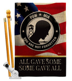 Not Forgotten POW MIA - Military Americana Vertical Impressions Decorative Flags HG140000 Made In USA