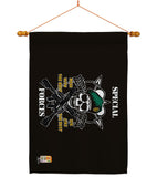 Special Forces - Military Americana Vertical Impressions Decorative Flags HG140309 Made In USA