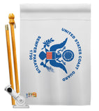Coast Guard - Military Americana Vertical Impressions Decorative Flags HG140312 Made In USA