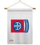 82nd. Airborne - Military Americana Vertical Impressions Decorative Flags HG140316 Made In USA