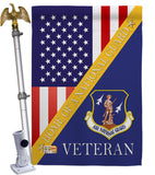 Home of Air National Guard - Military Americana Vertical Impressions Decorative Flags HG140610 Made In USA