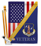 Home of Air National Guard - Military Americana Vertical Impressions Decorative Flags HG140610 Made In USA