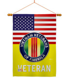 US Vietnam War - Military Americana Vertical Impressions Decorative Flags HG140621 Made In USA