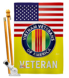 US Vietnam War - Military Americana Vertical Impressions Decorative Flags HG140621 Made In USA