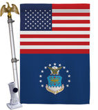 US Air Force - Military Americana Vertical Impressions Decorative Flags HG140717 Made In USA