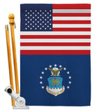 US Air Force - Military Americana Vertical Impressions Decorative Flags HG140717 Made In USA