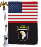 US 101st. Airborne - Military Americana Vertical Impressions Decorative Flags HG140737 Made In USA