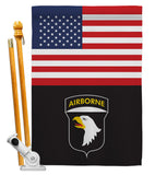 US 101st. Airborne - Military Americana Vertical Impressions Decorative Flags HG140737 Made In USA