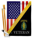 Home of Special Forces Airborne - Military Americana Vertical Impressions Decorative Flags HG140889 Made In USA