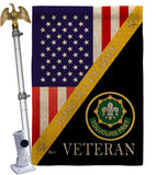 Home of 2nd Cavalry Regiment - Military Americana Vertical Impressions Decorative Flags HG140895 Made In USA