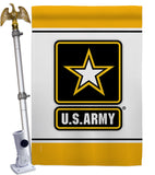 US Army - Military Americana Vertical Impressions Decorative Flags HG170031 Made In USA