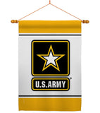 US Army - Military Americana Vertical Impressions Decorative Flags HG170031 Made In USA