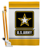 US Army - Military Americana Vertical Impressions Decorative Flags HG170031 Made In USA