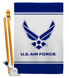 US Air Force - Military Americana Vertical Impressions Decorative Flags HG170034 Made In USA