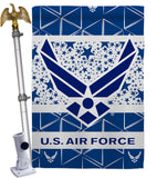 Air Force - Military Americana Vertical Impressions Decorative Flags HG170148 Made In USA