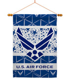 Air Force - Military Americana Vertical Impressions Decorative Flags HG170148 Made In USA