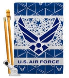 Air Force - Military Americana Vertical Impressions Decorative Flags HG170148 Made In USA