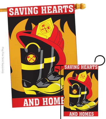 Saving Hearts and Homes Garden - Military Americana Vertical Applique Decorative Flags HG108065
