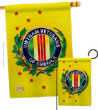 Vietnam Veteran - Military Americana Vertical Impressions Decorative Flags HG108235 Made In USA