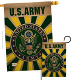 Army - Military Americana Vertical Impressions Decorative Flags HG108396 Made In USA