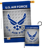 US Air Force - Military Americana Vertical Impressions Decorative Flags HG108421 Made In USA