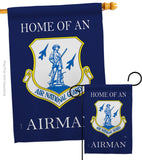 Home of Air National Guard Airman - Military Americana Vertical Impressions Decorative Flags HG108470 Made In USA