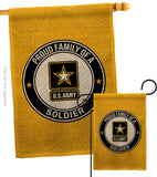 Proud Family Soldier - Military Americana Vertical Impressions Decorative Flags HG108533 Made In USA