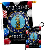Welcome Home Army National Guard - Military Americana Vertical Impressions Decorative Flags HG108631 Made In USA