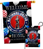 Welcome Home National Guard - Military Americana Vertical Impressions Decorative Flags HG108633 Made In USA