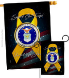 Support Air Force - Military Americana Vertical Impressions Decorative Flags HG108647 Made In USA
