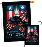 911 Patriot Day - Military Americana Vertical Impressions Decorative Flags HG137289 Made In USA