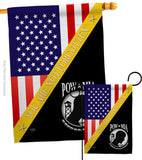 You Not Forgotten - Military Americana Vertical Impressions Decorative Flags HG140014 Made In USA