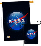 NASA - Military Americana Vertical Impressions Decorative Flags HG140602 Made In USA