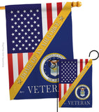 Home of Air Force - Military Americana Vertical Impressions Decorative Flags HG140606 Made In USA