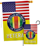 US Vietnam War - Military Americana Vertical Impressions Decorative Flags HG140621 Made In USA