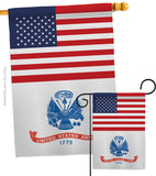 US Army - Military Americana Vertical Impressions Decorative Flags HG140700 Made In USA