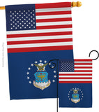 US Air Force - Military Americana Vertical Impressions Decorative Flags HG140717 Made In USA