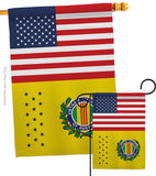 US Vietnam War - Military Americana Vertical Impressions Decorative Flags HG140749 Made In USA