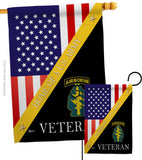 Home of Special Forces Airborne - Military Americana Vertical Impressions Decorative Flags HG140889 Made In USA