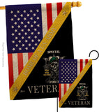 Home of Arny Special Forces - Military Americana Vertical Impressions Decorative Flags HG140893 Made In USA