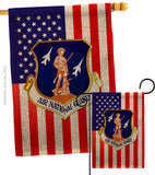 Air National Guard - Military Americana Vertical Impressions Decorative Flags HG170169 Made In USA