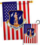 Air National Guard - Military Americana Vertical Impressions Decorative Flags HG170169 Made In USA