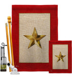 Gold Star - Military Americana Vertical Impressions Decorative Flags HG141082 Made In USA