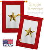 Gold Star - Military Americana Vertical Impressions Decorative Flags HG141082 Made In USA