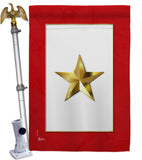 Gold Star - Military Americana Vertical Impressions Decorative Flags HG141082 Made In USA